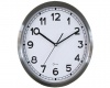 Wall Clock Aluminium 50cm DCF controlled